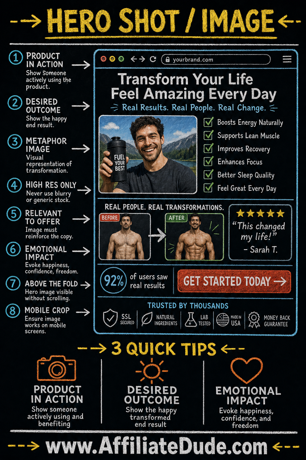 Hero Shot / Image infographic